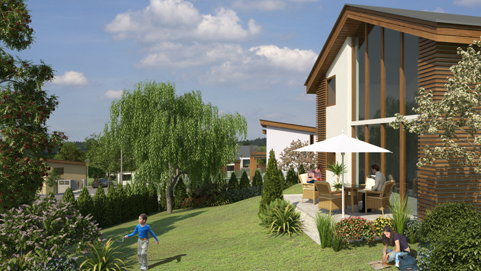 Vizualizace lokalita Pod Bořím